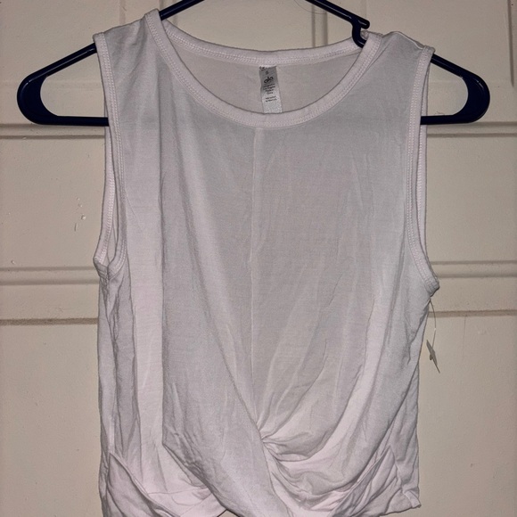 ALO Yoga Classic White Tank Top size Small - Picture 3 of 5